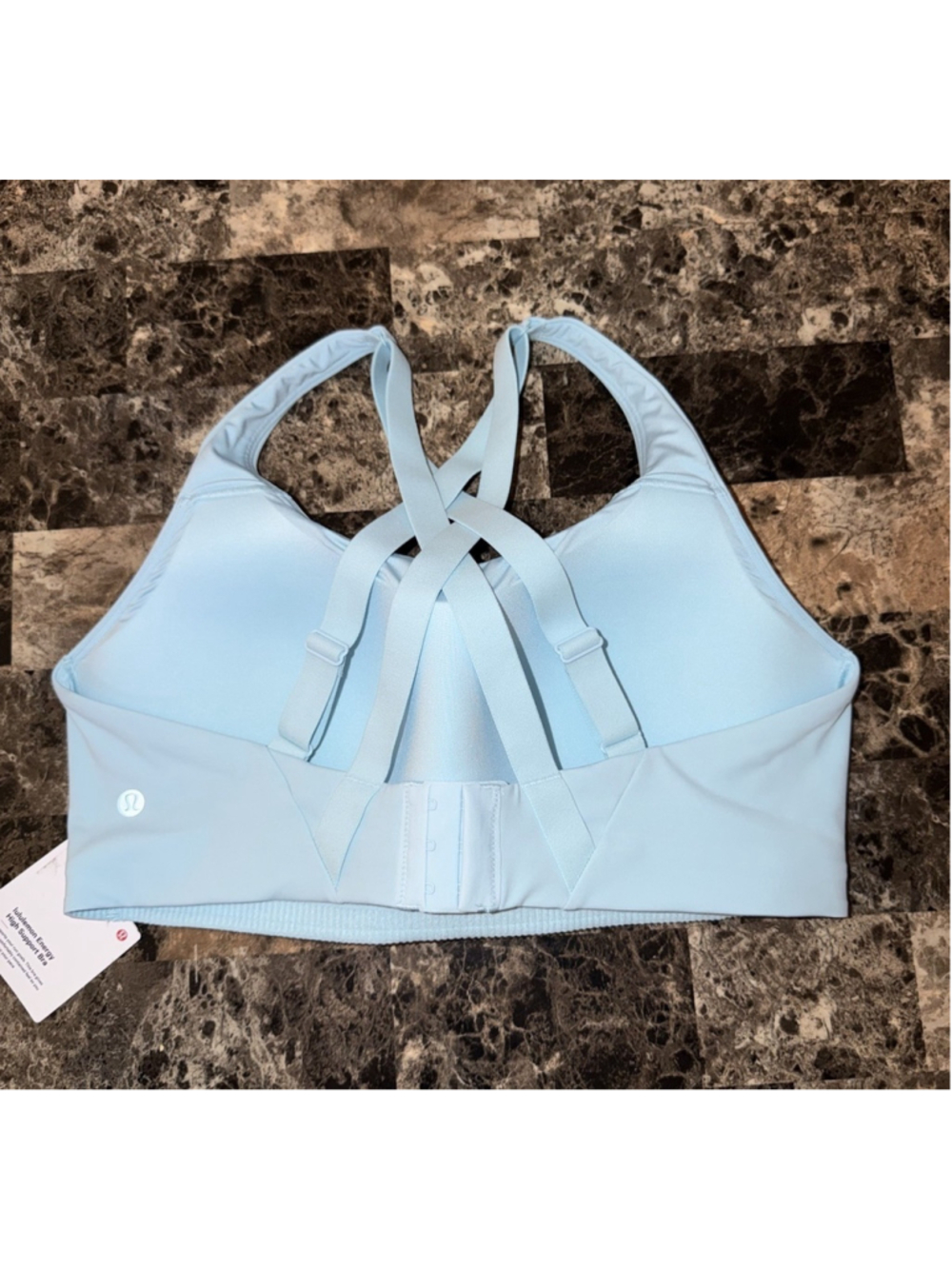 LULULEMON ENERGY HIGH SUPPORT FOAM CLOUD COLOR SIZE 38D NWT